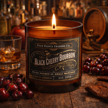 Black Cherry Bourbon 8oz Soy Candle