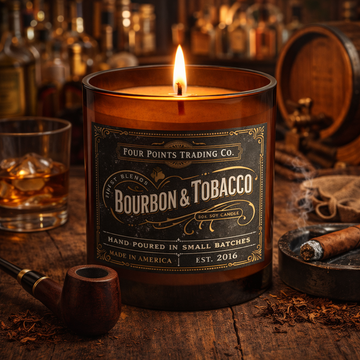 Bourbon & Tobacco 8oz Soy Candle
