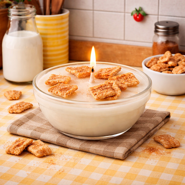 Breakfast Club Cinnamon Crunch 3.5 oz Soy Candle - Four Points Trading Co.