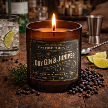 Dry Gin & Juniper 8oz Soy Candle