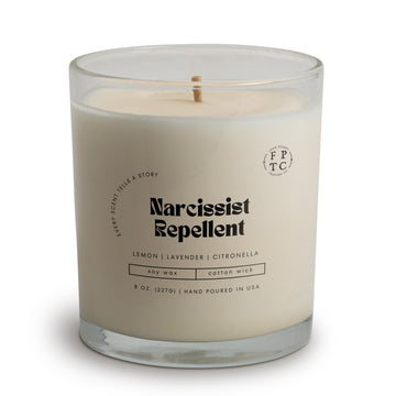 Narcissist Repellent 8oz Soy Candle