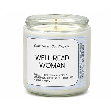 Well Read Woman 8 oz Soy Candle
