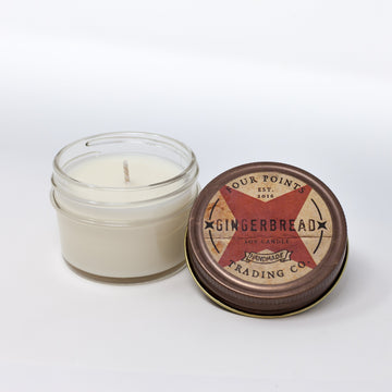 Gingerbread 4oz Soy Wax Candle - Four Points Trading Co.