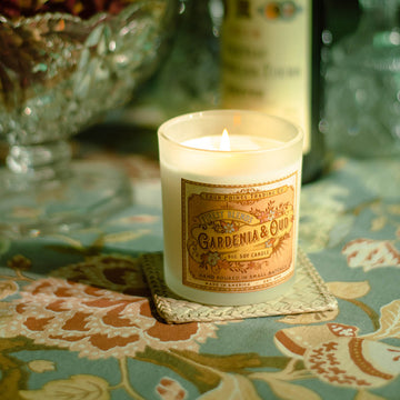 Gardenia & Oud 8oz Soy Candle