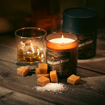 Salted Caramel Whiskey 8oz Soy Candle