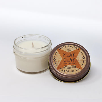 Play Clay 4oz Soy Wax Candle - Four Points Trading Co.
